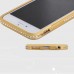 Shengo iPhone 6 Taşlı Arka Kapak ve Bumper Diamond Series Rose Beyaz