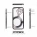 Shengo iPhone 6 TekTaşlı Metal Diamond Series Kılıf Siyah