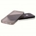 iPhone 5/5s Kılıf Soft Silikon Şeffaf-Siyah Arka Kapak