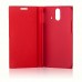 HTC One E8 Gizli Mıknatıslı Premium Magnum Kılıf Kırmızı