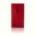 LG G4 Gizli Mıknatıslı Premium Magnum Kılıf Kırmızı