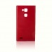 Huawei Mate 7 Gizli Mıknatıslı Pencereli Premium Magnum Kılıf Kırmızı