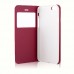 iPhone 6 / 6s İki Renkli Standlı Yan Kapaklı Kılıf Kırmızı-Beyaz