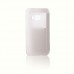 HTC One M9 Yan Kapaklı TPU Kılıf Beyaz