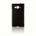 Galaxy E5 (E500) Dot View Yan Kapaklı Uyku Modlu Kılıf Siyah