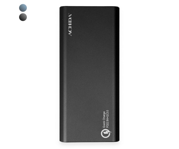 Achida P8 22.5W 20000 mAh QC3.0 Led Ekranlı Powerbank&hellip;