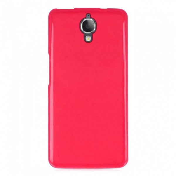 Alcatel IDOL X+ Kılıf Soft Silikon Pembe Kapak