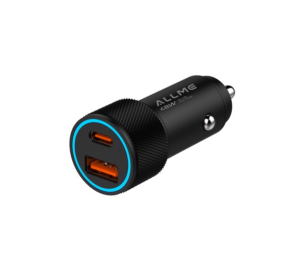 Allme AS248AS Dual Port 48W PD+QC (30W+18W USB+Type-C) Hızlı Araç �&hellip;