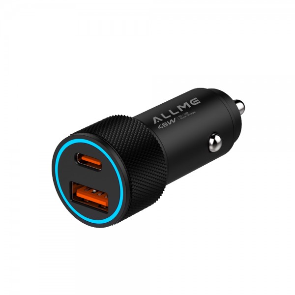 Allme AS248AS Dual Port 48W PD+QC (30W+18W USB+Type-C) Hızlı Araç Şarj&hellip;