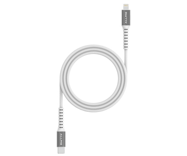 Allme DK3ATLG 27W Type-C to Lightning Örgü Desen Şarj Kablosu - Bey&hellip;