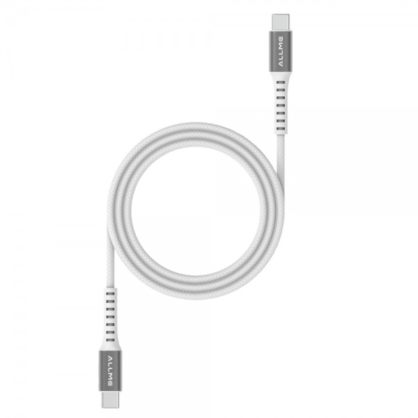 Allme DK3ATTG 45W Type-C to Type-C Örgü Desen Şarj Kablosu - Beyaz… Allme DK3ATTG 45W Type-C to Type-C Örgü Desen Şarj Kablosu - Beyaz…