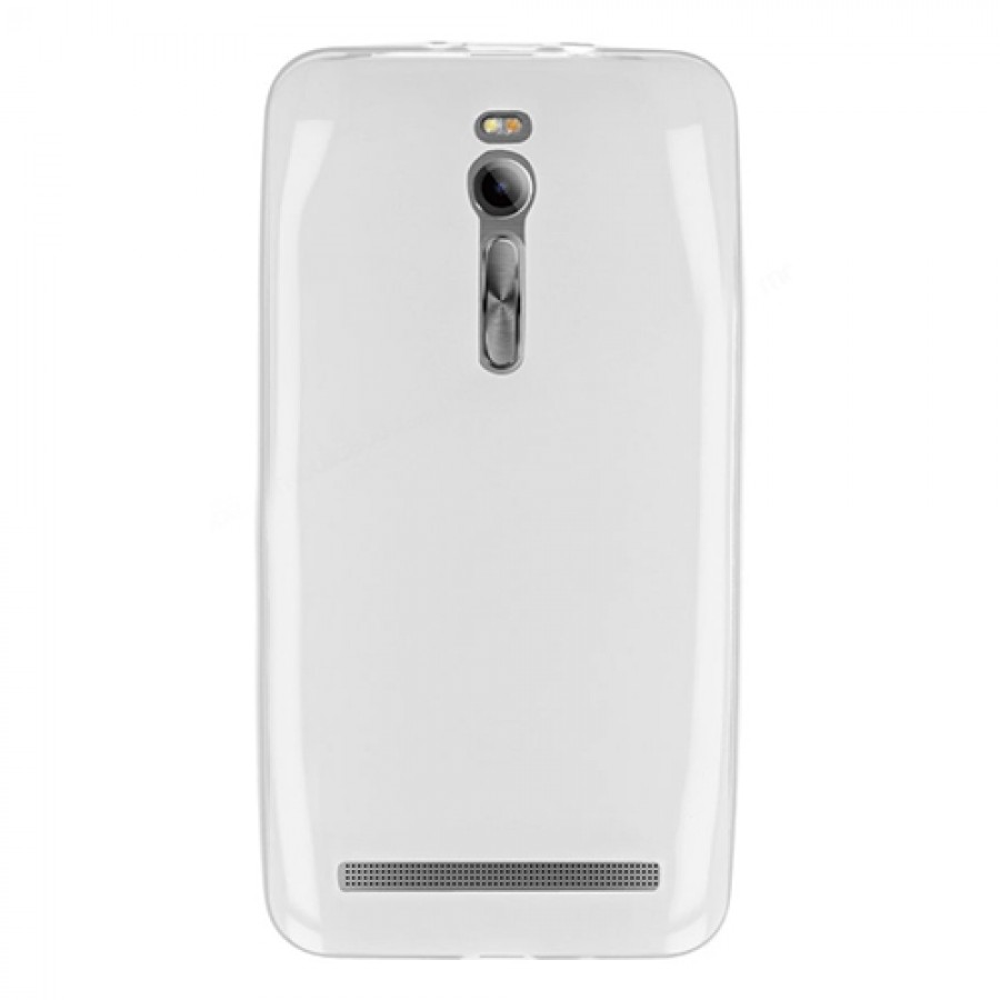 Asus Zenfone 2 Ultra İnce TPU Arka Kılıf Beyaz