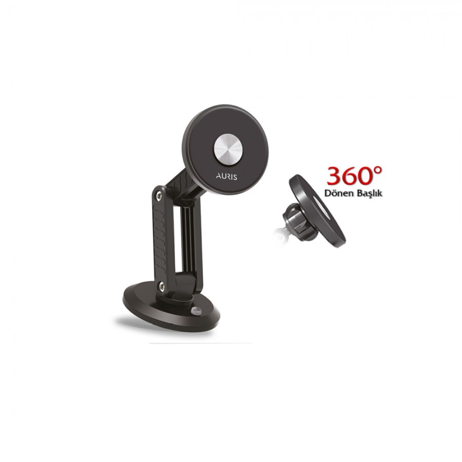 Auris H35 Akrobat Mıknatıslı 360 Döner Araç İçi Telefon Tutucu