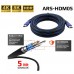 Auris HDM05 HDMI to HDMI 4K-8K Ultra HD Örgü Aktarım Kablosu 5m