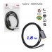Auris HDMC10 4K USB 3.1 Type-C to HDMI 1.8m Ses ve Görüntü Aktarım Kablosu