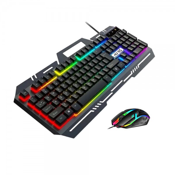 Auris KGC20 RGB Işıklı Gaming Combo Kablolu Klavye ve Kablolu Mouse…