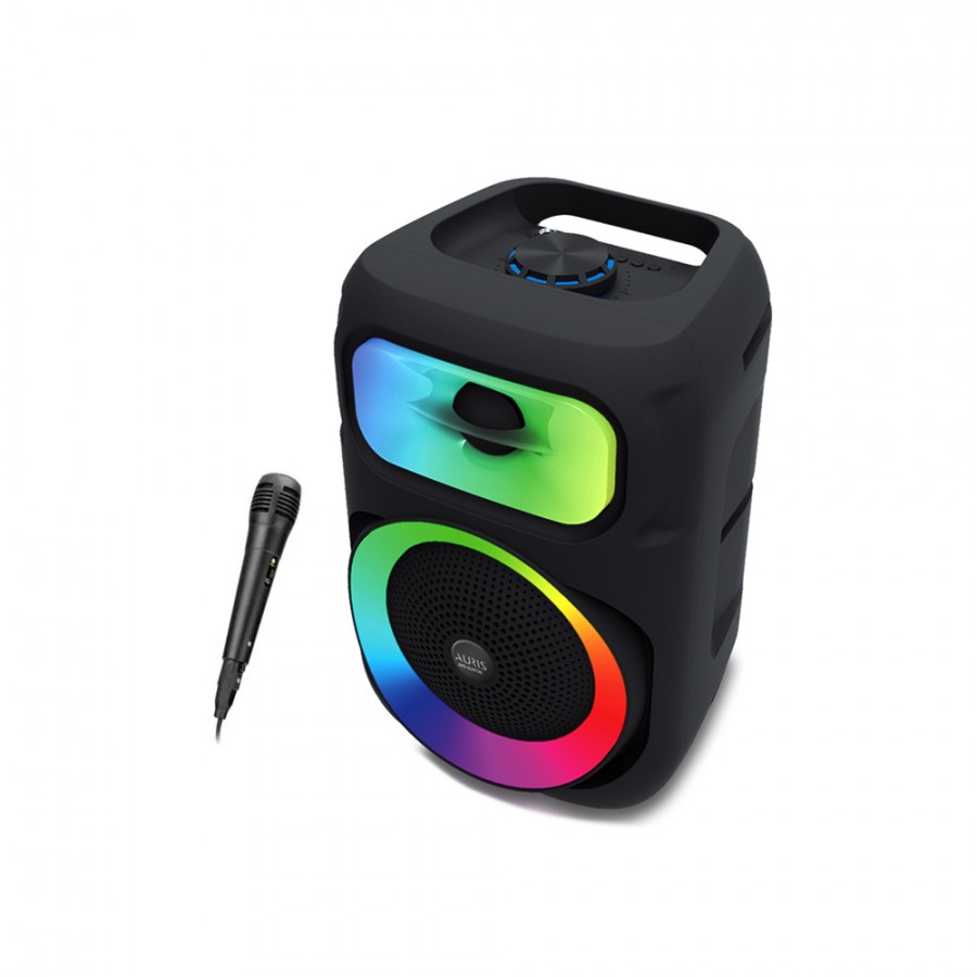 Auris KLN130 25W 8 inç Mikrofonlu RGB Bluetooth Hoparlör