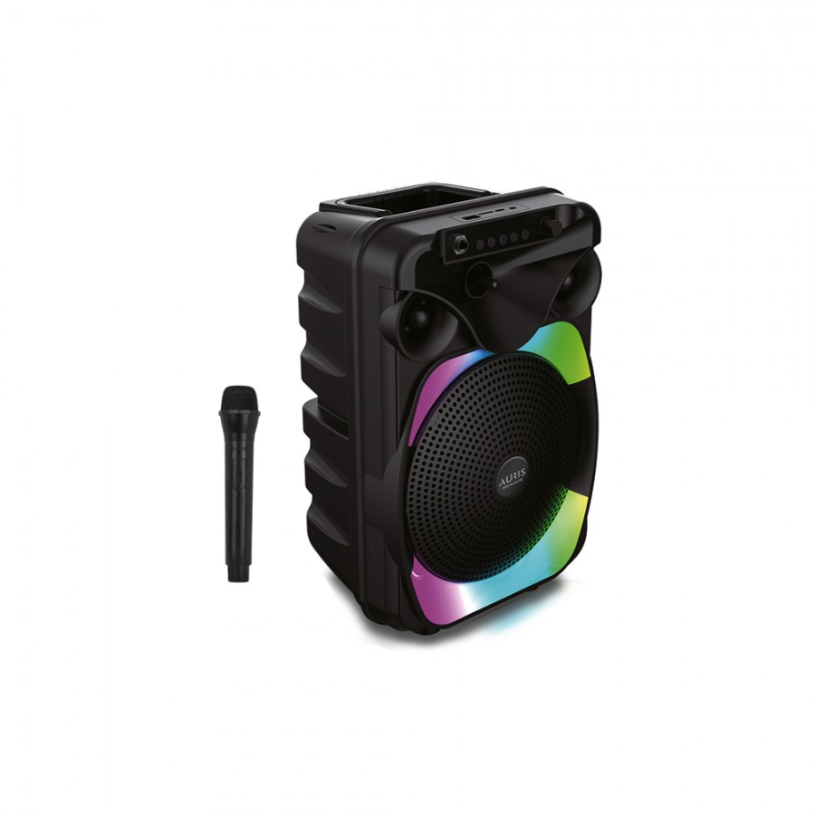 Auris KLN170 10W 8 inç Kablosuz Mikrofonlu RGB Bluetooth Hoparlör