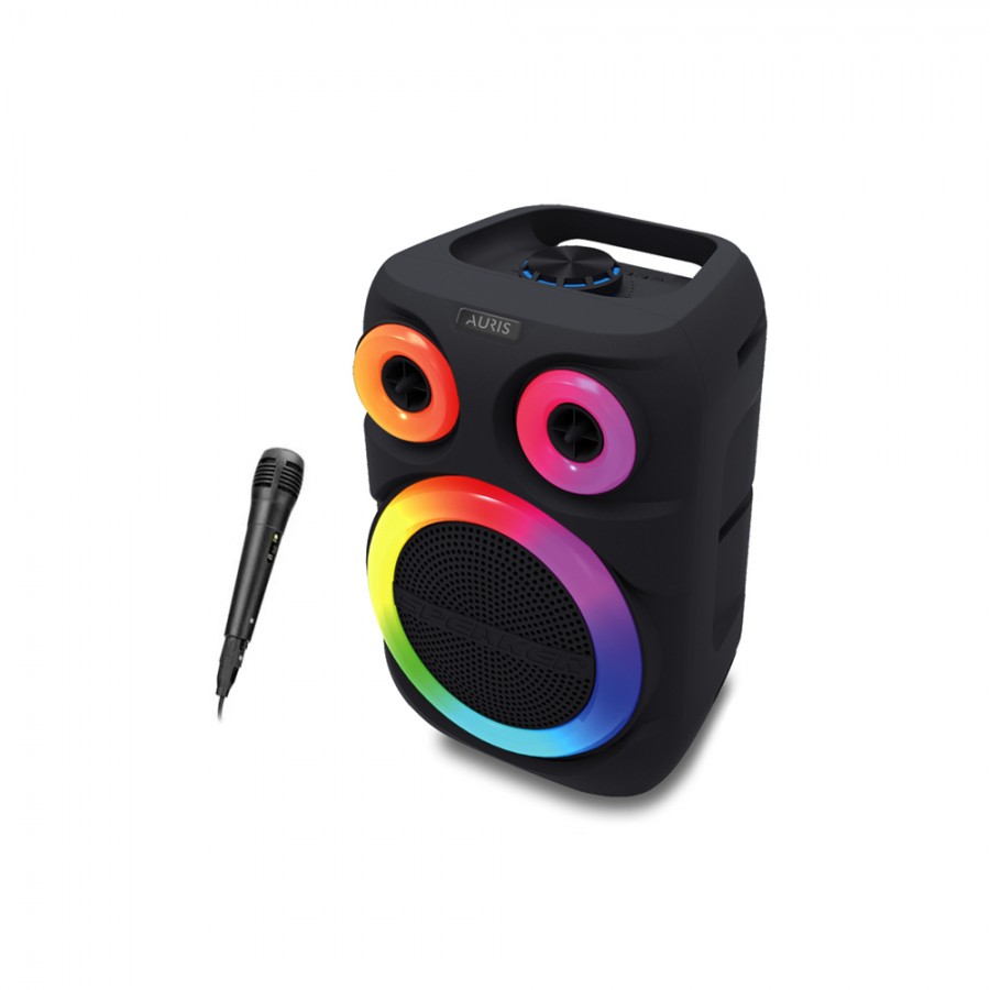 Auris KLN200 25W 8 inç Mikrofonlu RGB Bluetooth Hoparlör