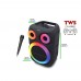 Auris KLN200 25W 8 inç Mikrofonlu RGB Bluetooth Hoparlör