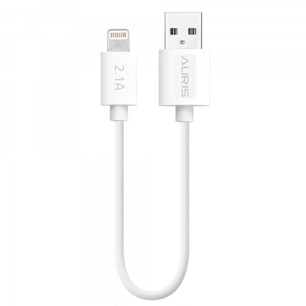 Auris Lightning USB Şarj ve Data Kablosu 2.1A 25cm…