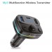 Auris M44 Bluetooth Araç Kiti Rainbow Led FM Transmitter Auris M44 Bluetooth Araç Kiti Rainbow Led FM Transmitter