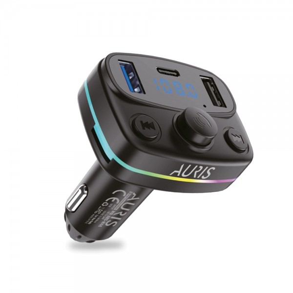 Auris M44 Bluetooth Araç Kiti Rainbow Led FM Transmitter… Auris M44 Bluetooth Araç Kiti Rainbow Led FM Transmitter…