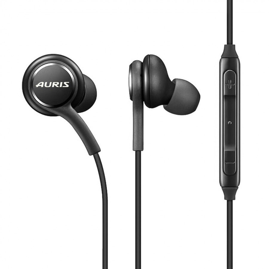 Auris Mikrofonlu Sport Kulaklık (3.5mm jack) Siyah Örgü Kablo ARS-10