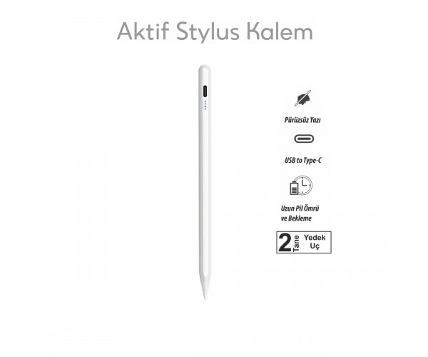 Auris PN10 Universal Stylus Pen, Aktif Dokunmatik Kalem&hellip;