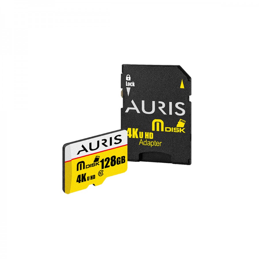 Auris TF01 Micro SD 128GB 4K Ultra HD Adaptörlü Hafıza Kartı Auris TF01 Micro SD 128GB 4K Ultra HD Adaptörlü Hafıza Kartı
