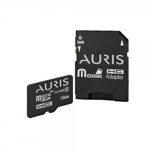 Auris TF01 Micro SD 16GB 4K Ultra HD Adaptörlü Hafıza Kartı