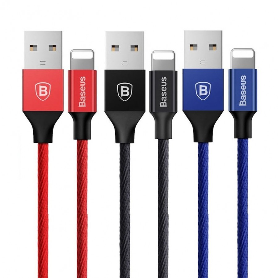 Baseus Yiven Lightning Şarj ve Data Kablosu 2A 1.2mt CALYW Baseus Yiven Lightning Şarj ve Data Kablosu 2A 1.2mt CALYW