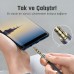 Bix TAU3C Hi-Fi 3.5mm to 3.5mm Erkek 2m Örgü Aux Ses Kablosu 2mt - Gri Bix TAU3C Hi-Fi 3.5mm to 3.5mm Erkek 2m Örgü Aux Ses Kablosu 2mt - Gri