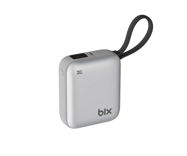 Bix PB119 10000mAh PD20W Kompakt Dijital Göstergeli Mini Powerbank Ta&hellip;