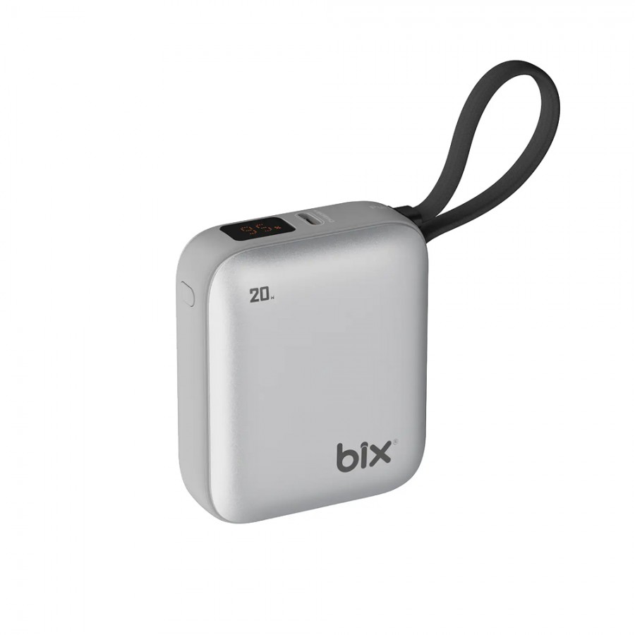 Bix PB119 10000mAh PD20W Kompakt Dijital Göstergeli Mini Powerbank Taşınabilir Hızlı Şarj Cihazı Bix PB119 10000mAh PD20W Kompakt Dijital Göstergeli Mini Powerbank Taşınabilir Hızlı Şarj Cihazı