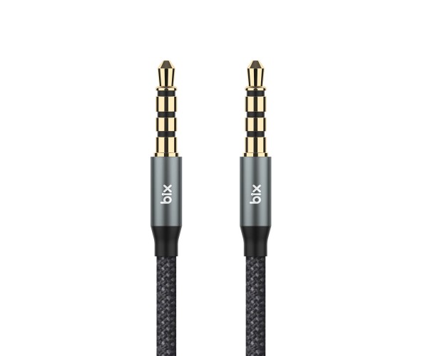 Bix TAU3C Hi-Fi 3.5mm to 3.5mm Erkek 1m Örgü Aux Ses Kablosu 1mt - G&hellip;