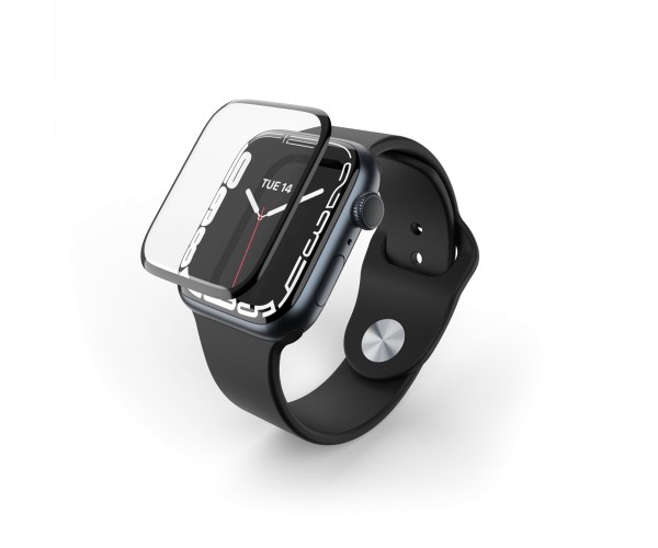 Bufalo Apple Watch 45mm Ekran Koruyucu 3D Kavisli PMMA Nano Siyah Çer&hellip;