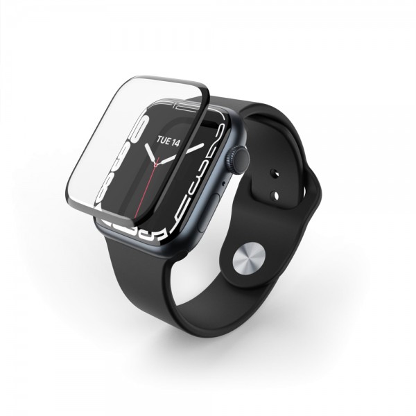 Bufalo Apple Watch 45mm Ekran Koruyucu 3D Kavisli PMMA Nano Siyah Çerçev… Bufalo Apple Watch 45mm Ekran Koruyucu 3D Kavisli PMMA Nano Siyah Çerçev…