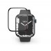 Bufalo Apple Watch 45mm Ekran Koruyucu 3D Kavisli PMMA Nano Siyah Çerçeve Bufalo Apple Watch 45mm Ekran Koruyucu 3D Kavisli PMMA Nano Siyah Çerçeve