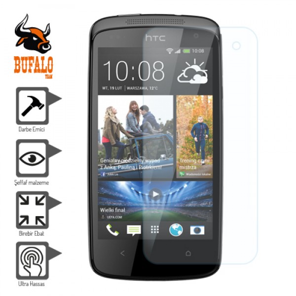 Bufalo HTC Desire 500 - Darbe Emici Ekran Koruyucu…