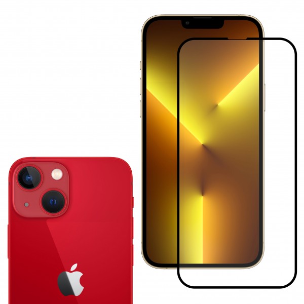 Bufalo iPhone 13 Mini Ekran Koruyucu 9D Temperli Cam - Siyah…