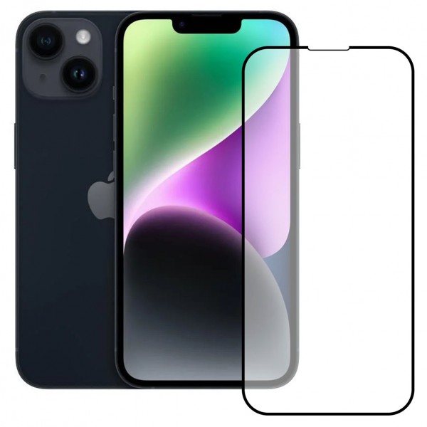 Bufalo iPhone 14 Ekran Koruyucu 9D Temperli Cam - Siyah…