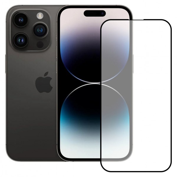 Bufalo iPhone 14 Pro Ekran Koruyucu 9D Temperli Cam - Siyah…