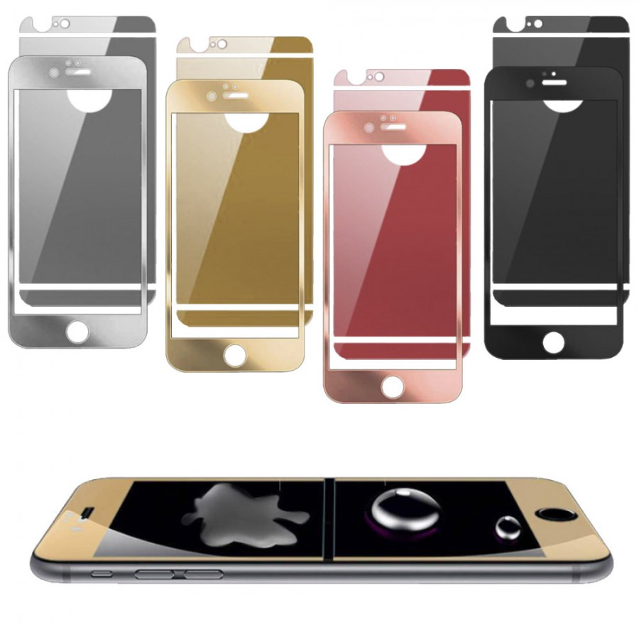Bufalo iPhone 5 / 5s Aynalı ÖN+ARKA Cam Ekran Koruyucu Bufalo iPhone 5 / 5s Aynalı ÖN+ARKA Cam Ekran Koruyucu