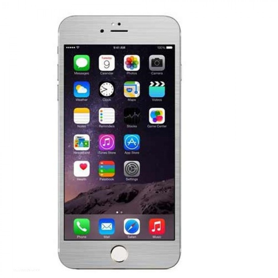 Bufalo iPhone 5-5s-SE Metal Kenarlı Cam Ekran Koruyucu Gri 