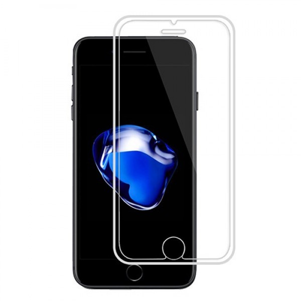 Bufalo iPhone 6/6s Ekran Koruyucu Silikon Çerçeveli 5D Temperli Cam Şef…