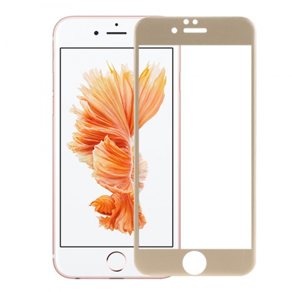 Bufalo iPhone 6-6s Kavisli 4D Cam Ekran Koruyucu Gold…