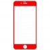 Bufalo iPhone 6 Plus / 6s Plus Kavisli 4D Cam Ekran Koruyucu Kırmızı