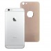 Bufalo iPhone 6 Plus Metal Kenarlı ÖN+ARKA Cam Ekran Koruyucu Gold