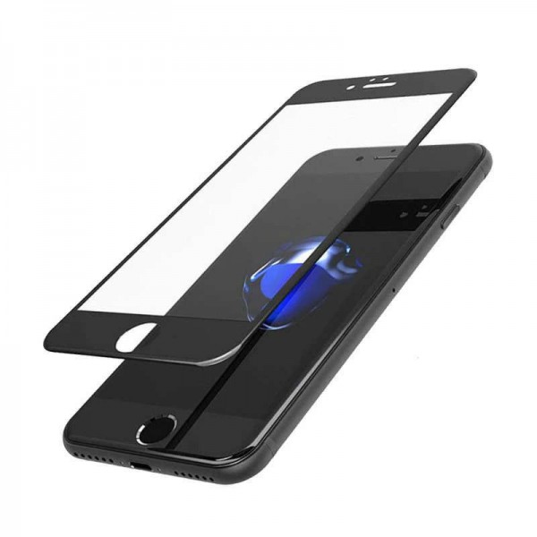 Bufalo iPhone 7/8 Ekran Koruyucu 5D Temperli Cam Siyah